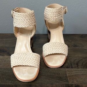 Worn once!  Vince Camuto block heel sandal